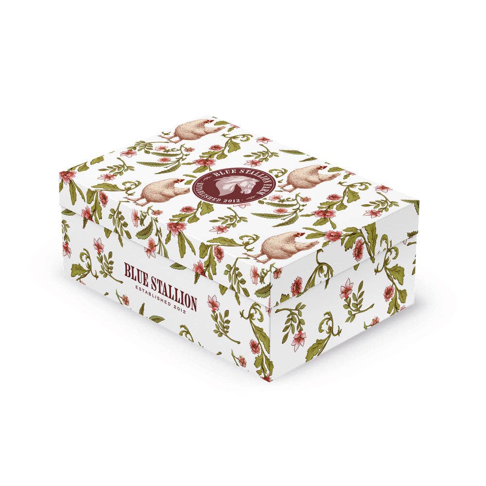 Blue Stallion Farm - Wholesale Tea Set - MULTI-COLORED 11-PIECE TEA SET WITH GIFTBOX5