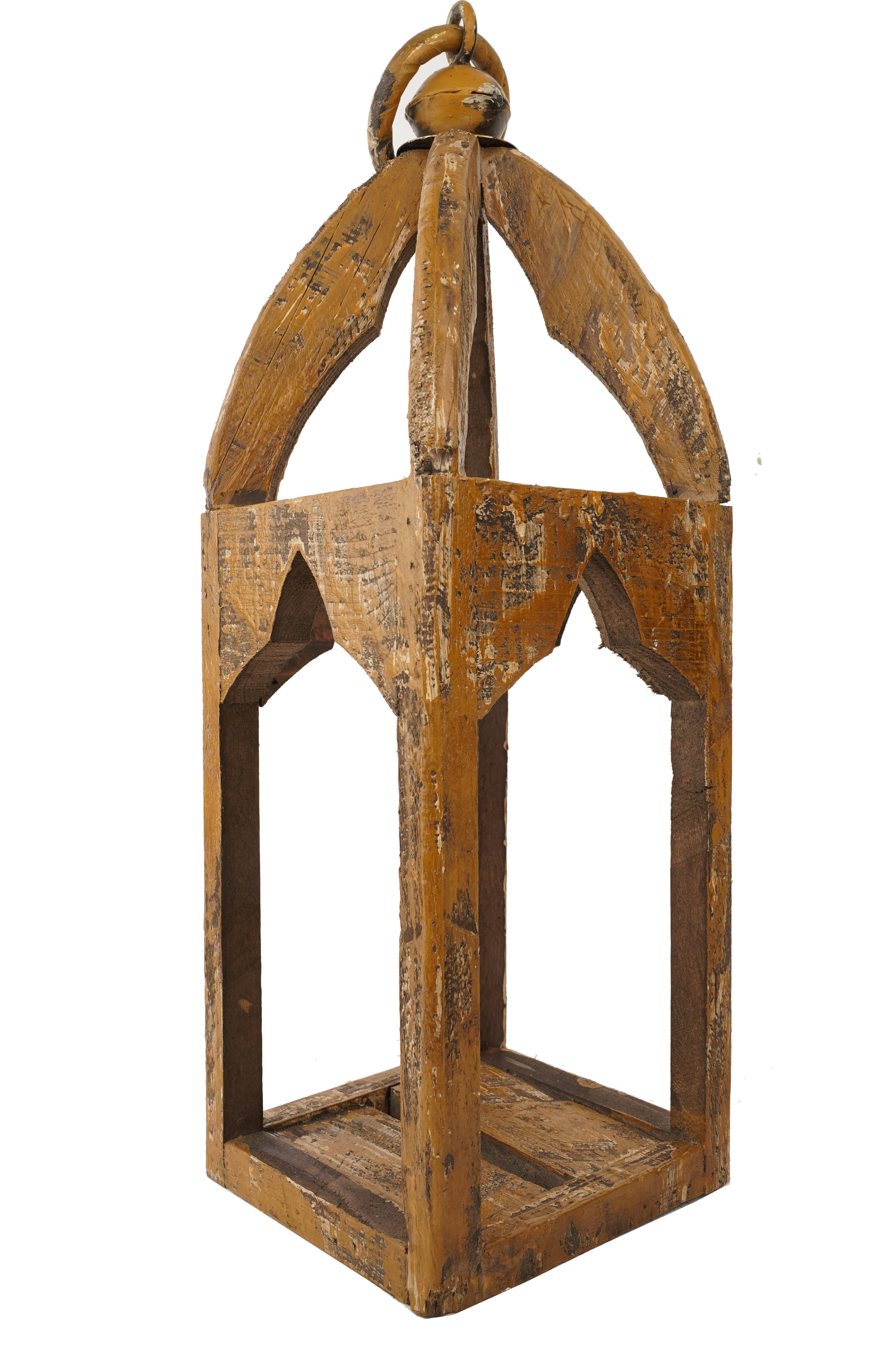 My Amigos Imports - Wholesale Lantern - Mesa Trails Wood and  Iron Lantern-8x8x22 inches-5 Colors13