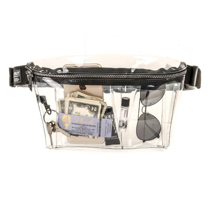 Fydelity - Wholesale Belt bag – Women’s - 81501: Fanny Pack | XL Plus-Size | Crystal Clear
