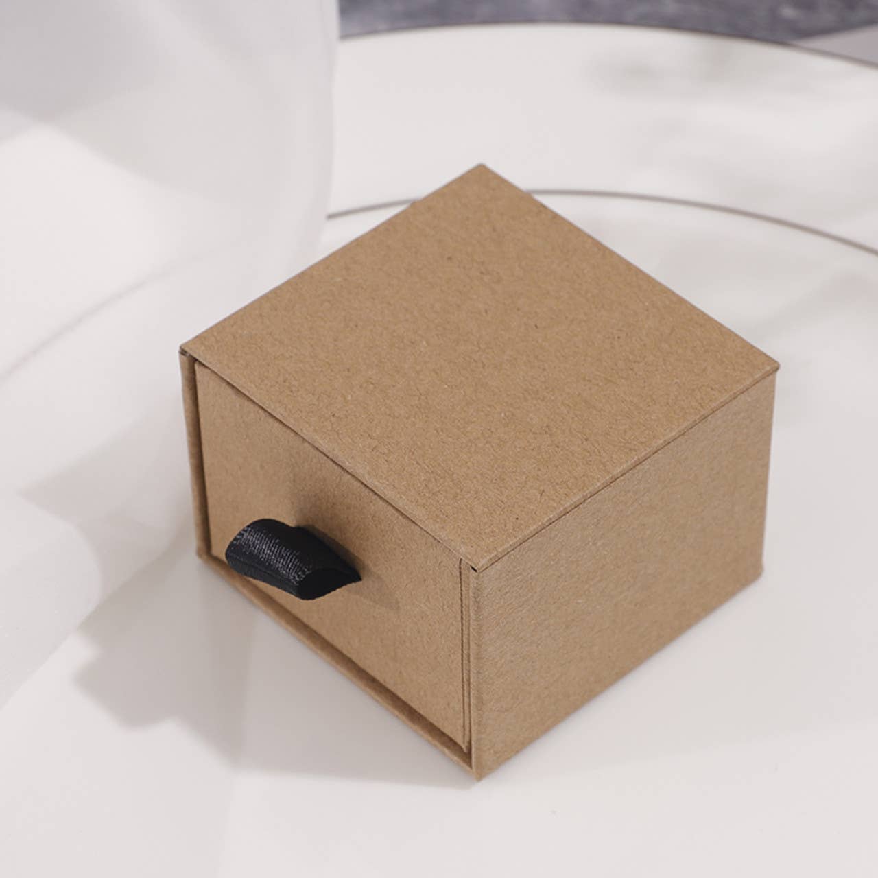 Zakka - Wholesale Jewelry Box/Organizer - High Quality Jewelry Drawer Box Ribbon Pull Kraft0