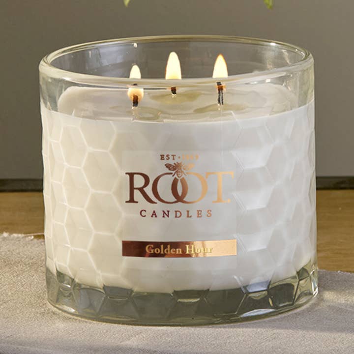 Root 12 Oz 3-Wick Honeycomb for wholesale by ROOT Candles