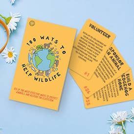 100 Ways To Help Wildlife for wholesale by Gift Republic