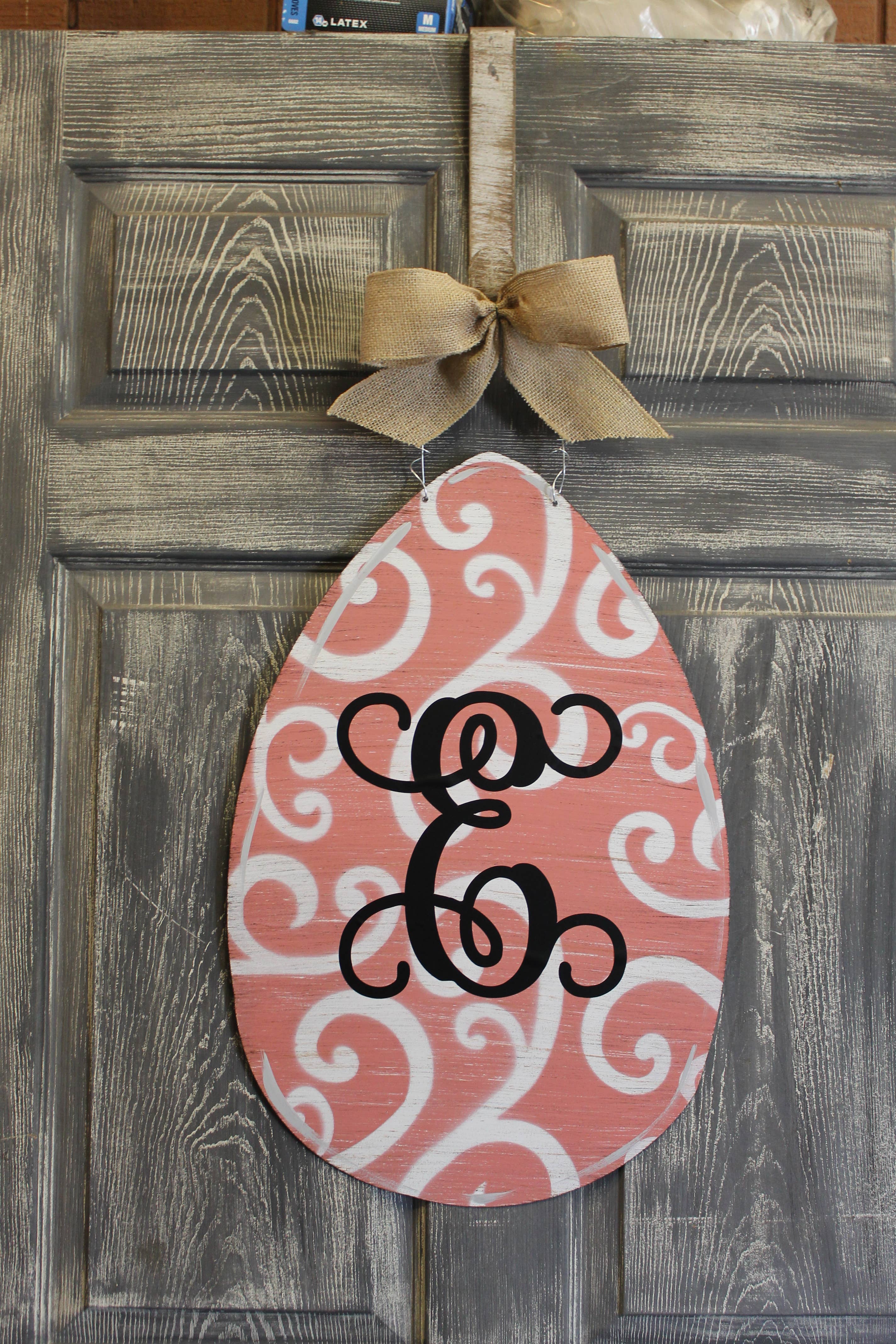 Steel Southern Designs - Wholesale Door Hanger - Outdoor Metal Art Egg11