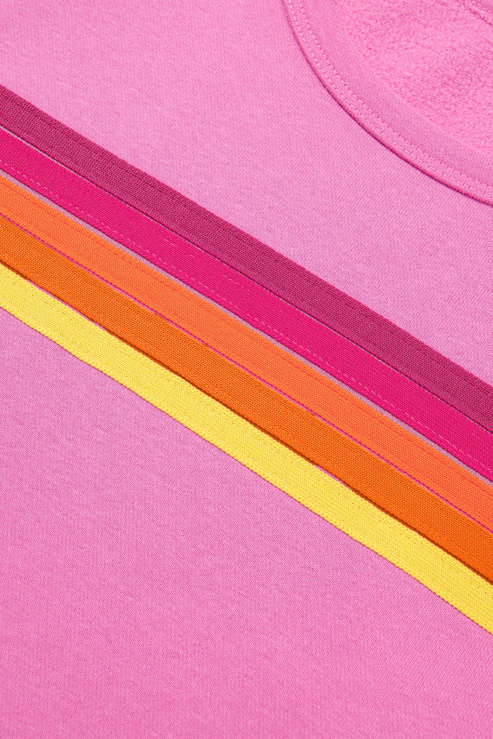 Babs + Birdie - Wholesale Lounge Set - Women's - Kenzie | Stripe Pullover and Shorts Two Piece Casual Set24