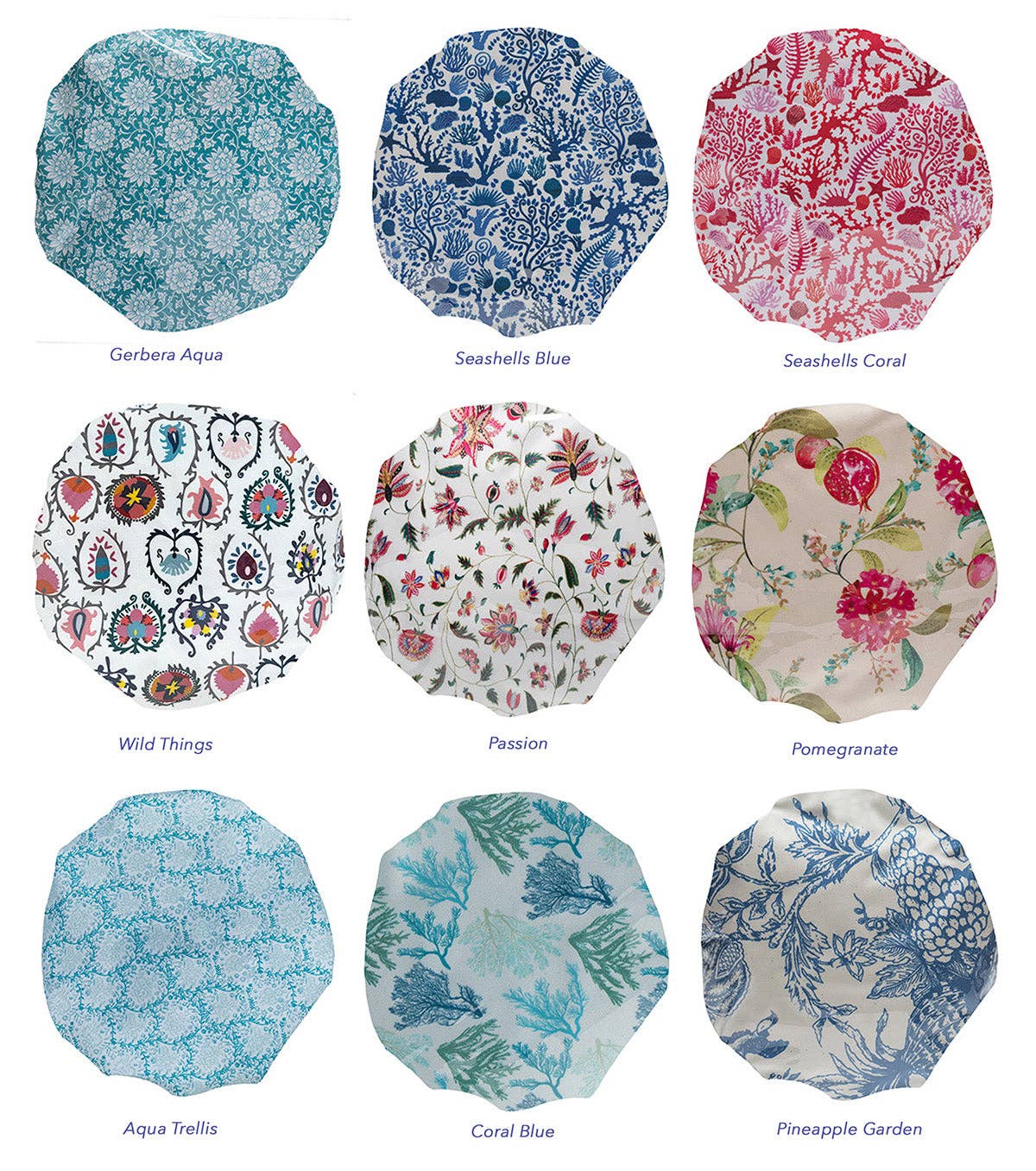 Jacaranda Living – wholesale Shower cap – Shower Cap, Colorful Prints, Waterproof7