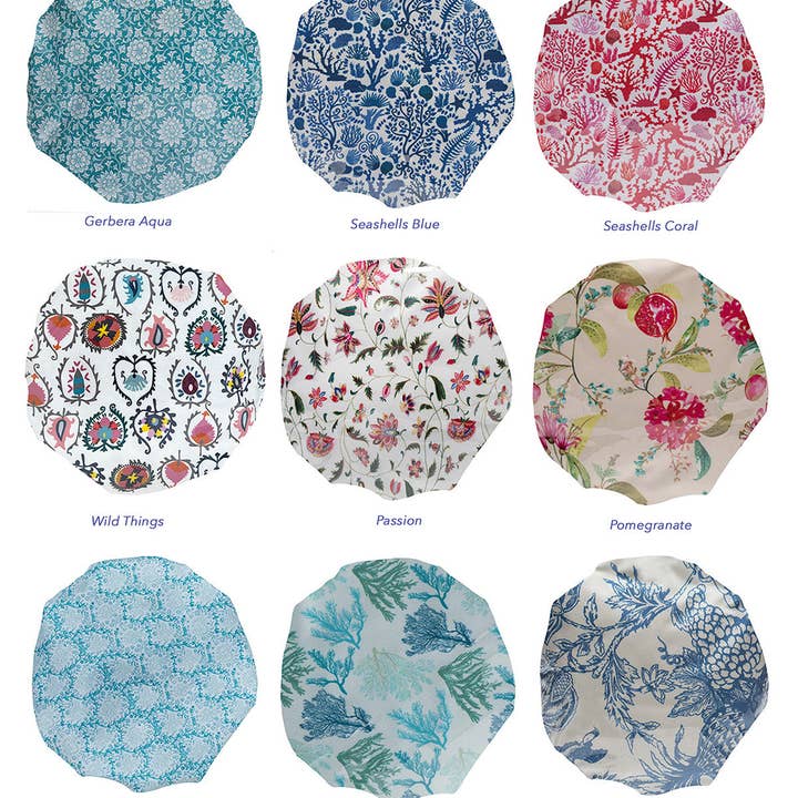 Jacaranda Living - Vente Bonnets de douche - Bonnet de douche, imprimés colorés, imperméable7