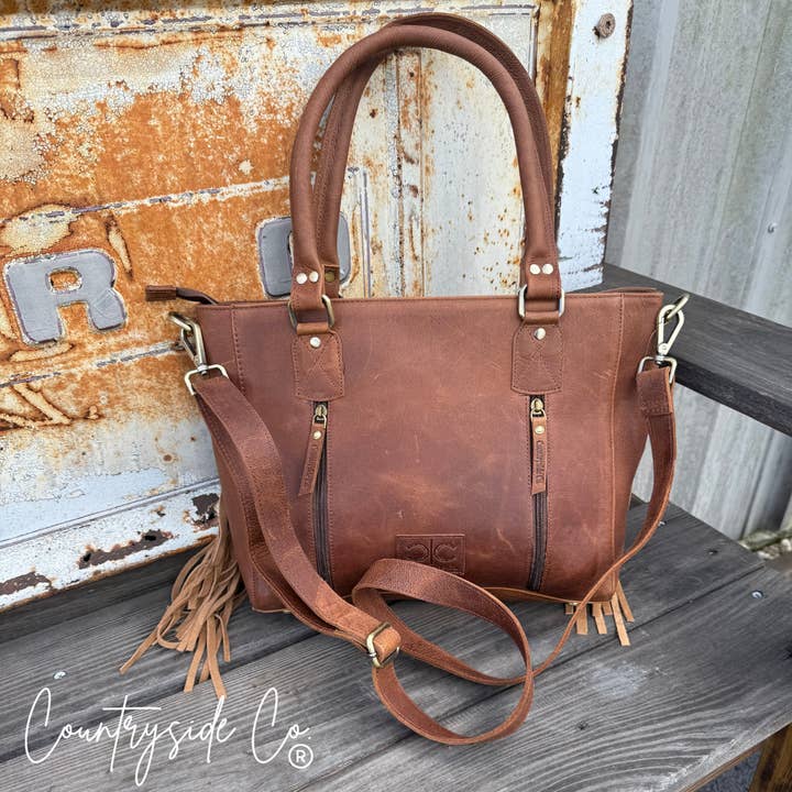 Texas Western Cowhide Bags and More - Wholesale Top Handle Bag - Women's - Canyon Check Cowhide Purse6