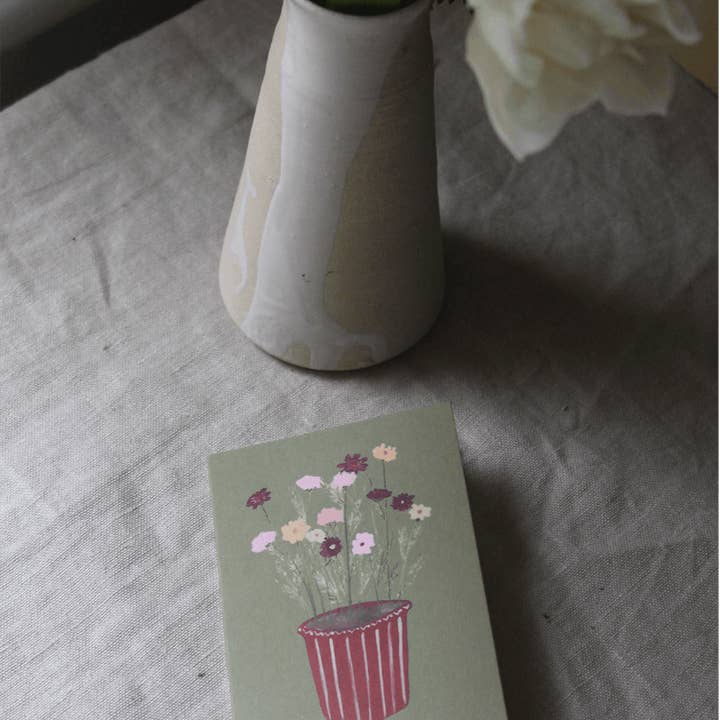 Harriet Watson - Wholesale Everyday Greeting Card - Cosmos Mini Card