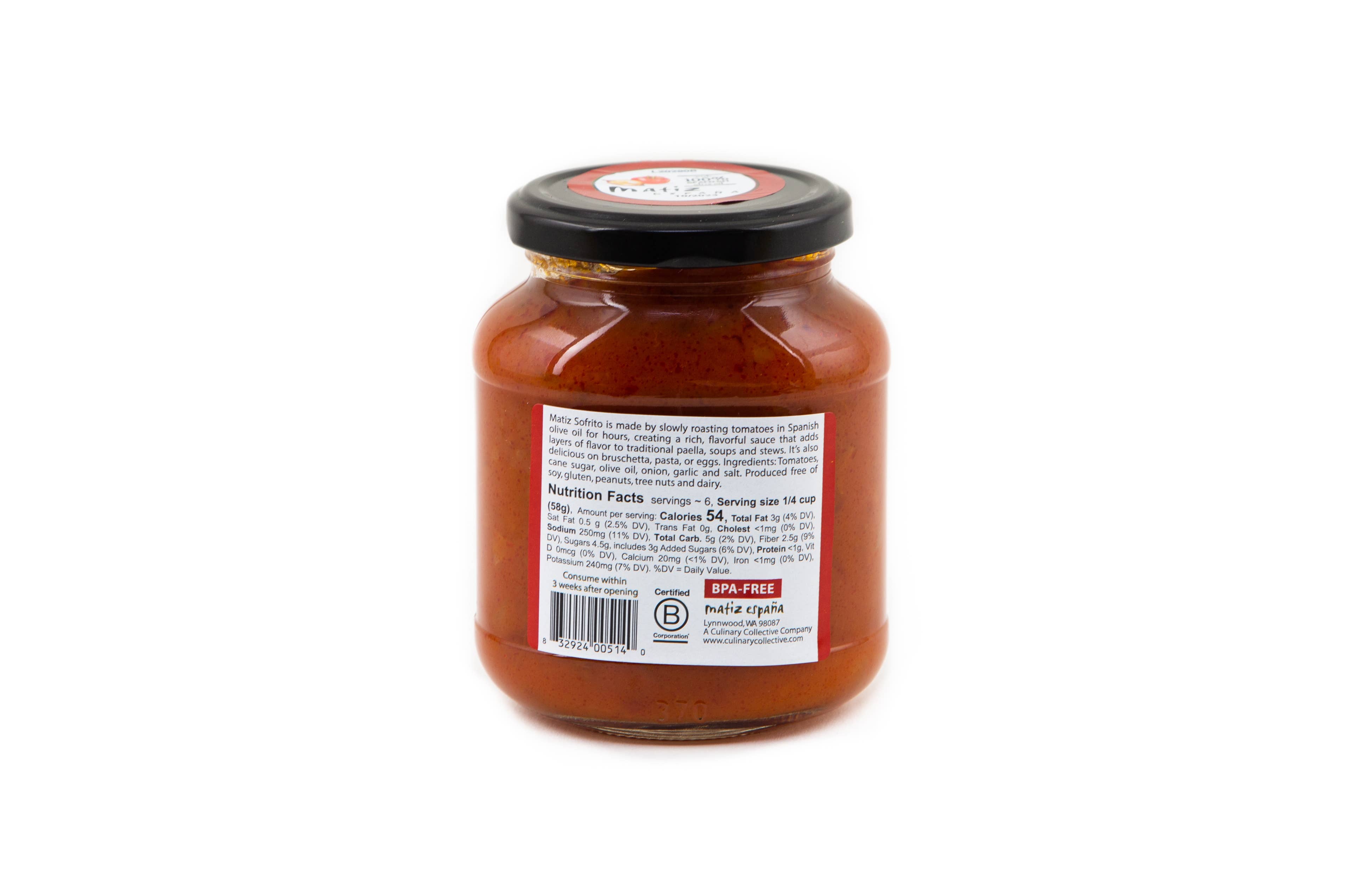 Matiz - Wholesale Sauce - Matiz Paella Sofrito - 12.3oz Jar1