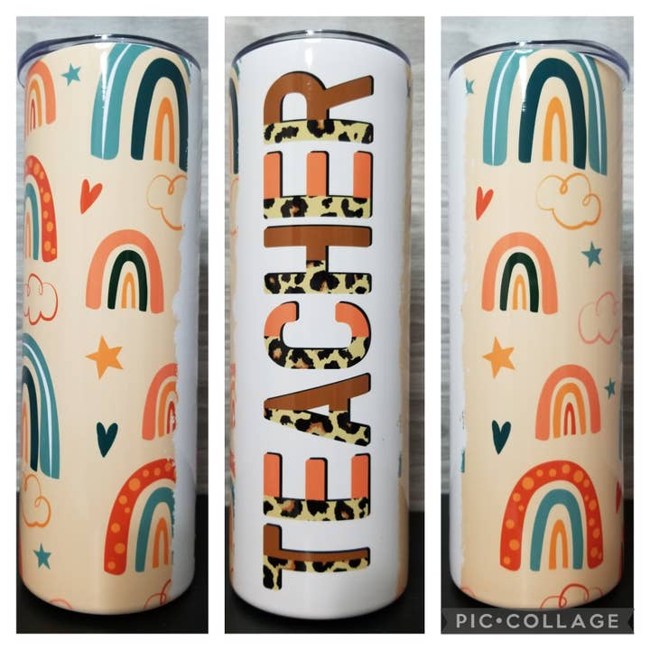 Professeur et arcs-en-ciel pour la vente par Kazali Creations