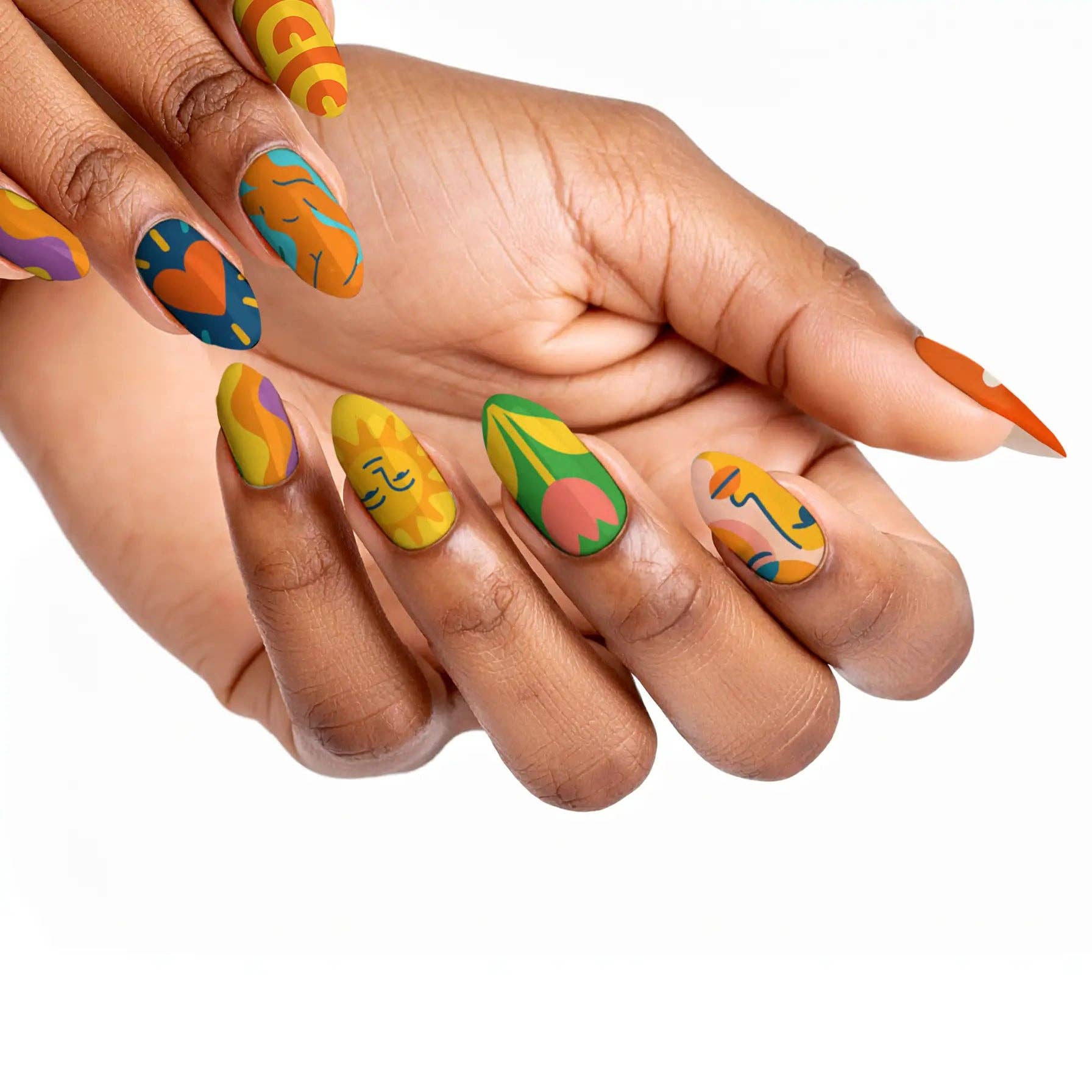 FYNE BODY - Wholesale Press-on/fake nails - Splat-tastic Canvas Creativity Press-On Nails17