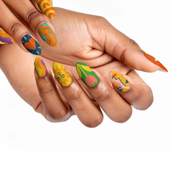 FYNE BODY – wholesale Lösnaglar – Splat-tastic Canvas Kreativitet Tryck-på Naglar17