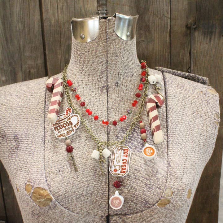 The Primitive Peddler, Inc. - Wholesale Pendant/Charm Necklace - Hot Cocoa Time Of Year Layered Necklace3