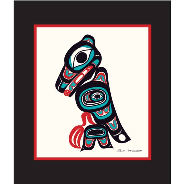 The Raven - Open Edition Formline Art Print for wholesale by The Shotridge Collection