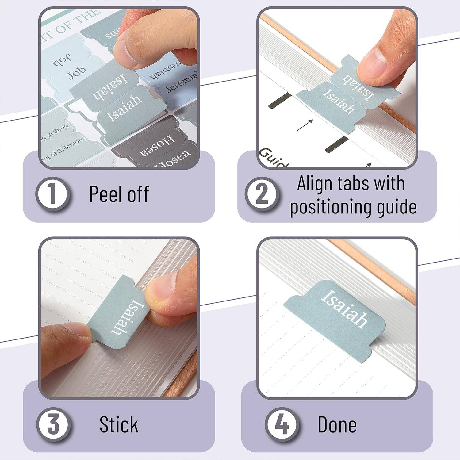 Mr. Pen – Engroshandel Bogmærke – Mr. Pen Bibel Faner - 75 Nemme-at-Anvende Faner3