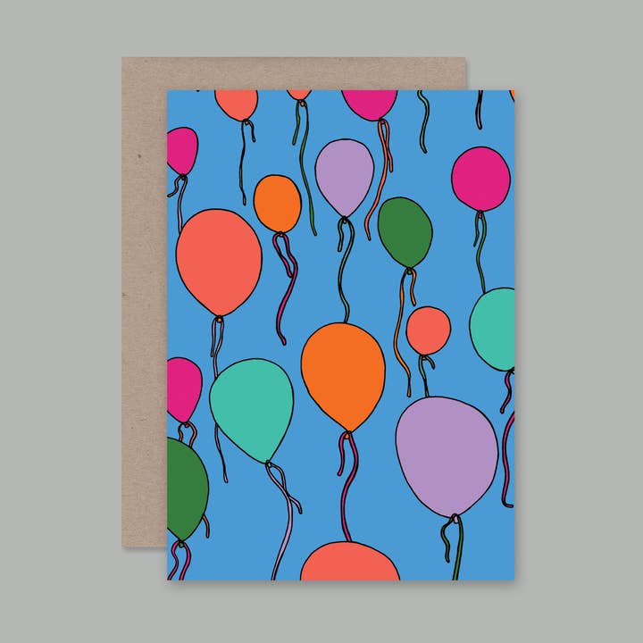 Carte BALLONS pour la vente par AHD Paper Co