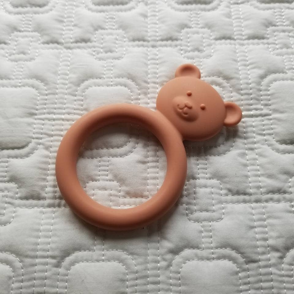 D & C TOYS - Wholesale Teether (Not Clip-On) - Baby - Silicone Teething Ring: Bear5