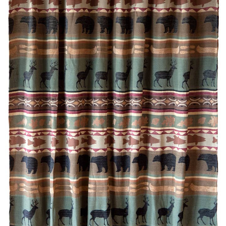 Skagit River Shower Curtain for wholesale by Carstens, Inc.