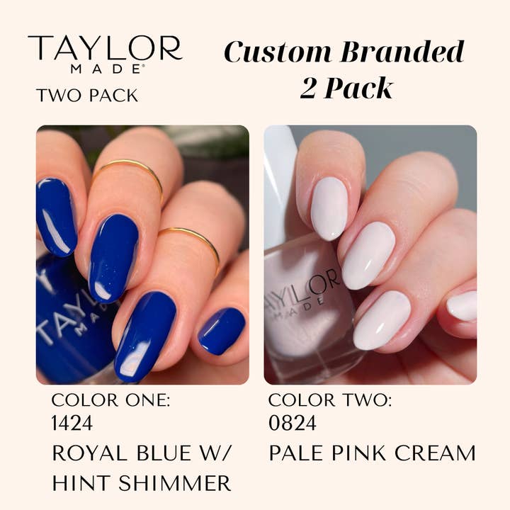 Taylor Made Polish - Vendita all'ingrosso Smalto per unghie - Smalto per unghie personalizzato: confezione da 2 a lunga tenuta + vegano + non tossico192