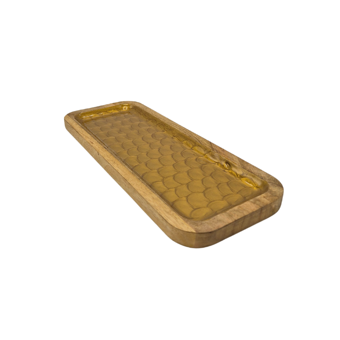 Black Servingtray Epoxy - Gold for wholesale on Faire1