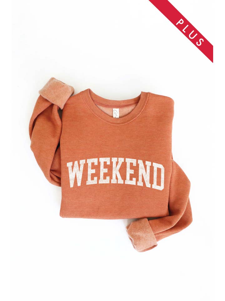 OAT COLLECTIVE - Wholesale Graphic Sweatshirt - Women's - WEEKEND Plus Graphic Sweatshirt17