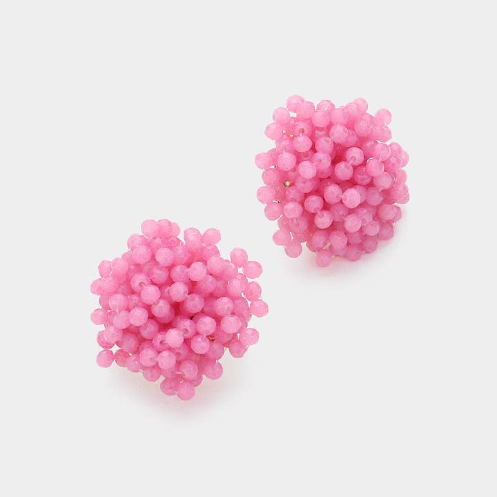 Sensibling Corp. - Wholesale Stud/Post Earrings - Faceted Beaded Earrings10