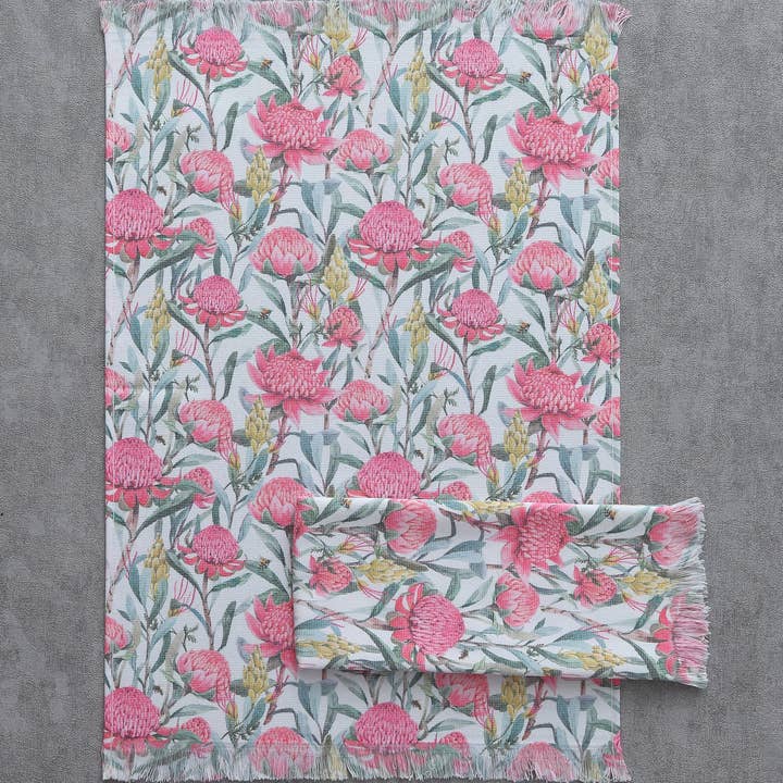 Pavia Home - Wholesale Tea towel - Set of 2, % 100 Cotton Turkish Towel , Tea Towel Set CS54