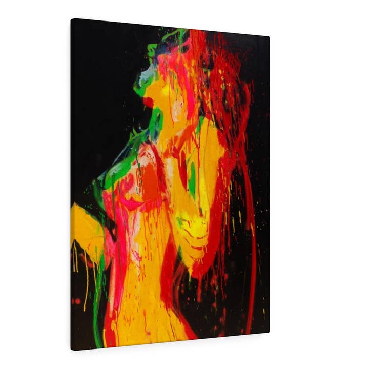 Buntes Leinwandbild aus der Climax-Galerie für Mädchen für den Großhandel von Amped Artwork