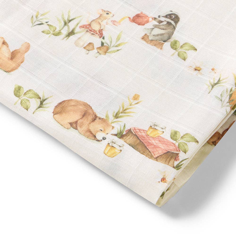 Snuggle Hunny - Wholesale Swaddle - Baby - Bears Organic Muslin Wrap3
