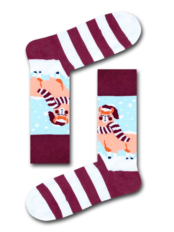 Cool LAMA Socks/Unisex Socks/Funny Socks for wholesale by Socksbros LTD