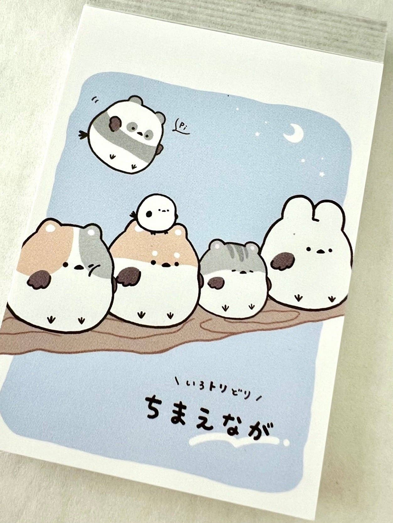 BCmini - Wholesale Notepad - 114552 Round Animal Birds Animals Mini Notepad-102