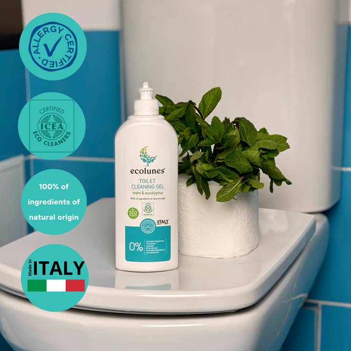 Ecolunes - Wholesale Toilet Cleaner - Toilet Cleaning Gel Mint & Eucalyptus3