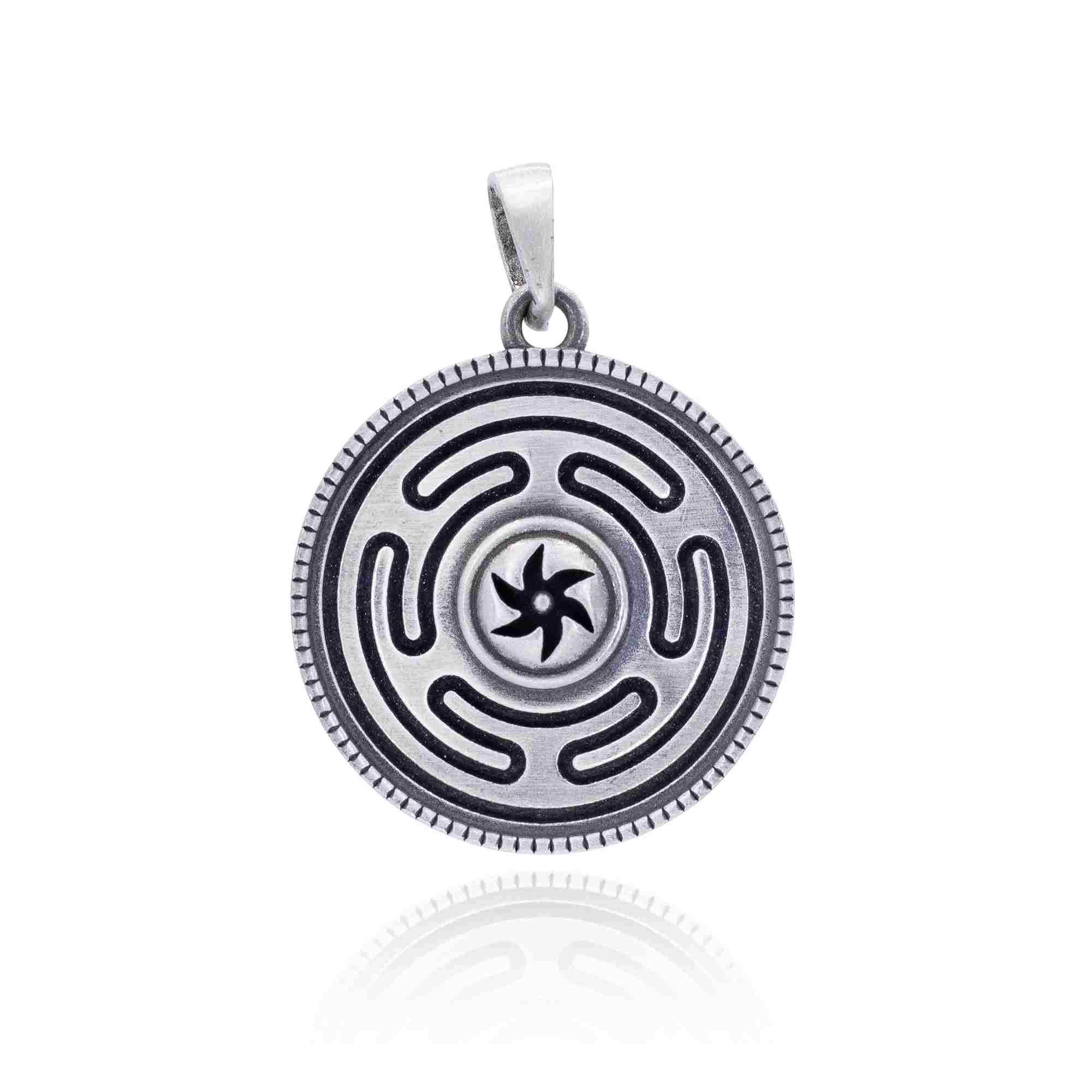 Nirvana LLC - Wholesale Individual Charm/Pendant - Goddess Pendant - Hecate's Wheel
