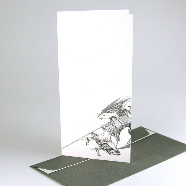 10 julkort med mörkgrå kuvert för wholesale av Kettcards