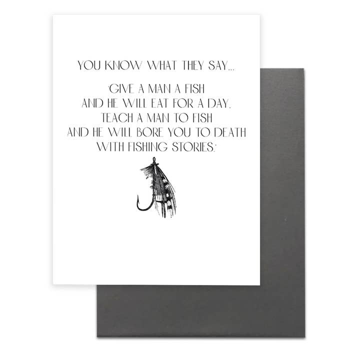 Dale un pez a un hombre para venta al por mayor de Cardideology