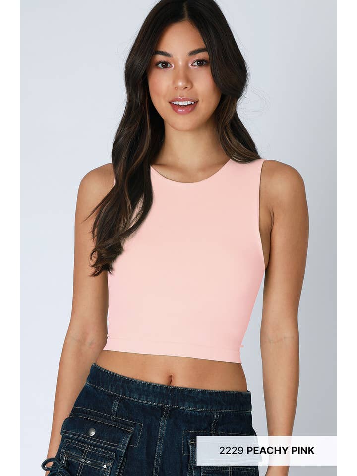 NIKIBIKI - Wholesale Knit Top - Women's - NS8370 - Clean Line Crew Neck Crop Top13