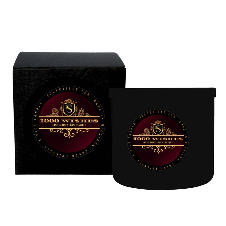 Bougie 1000 vœux (type BBW) pour la vente par SULTRY CLUB CANDLES