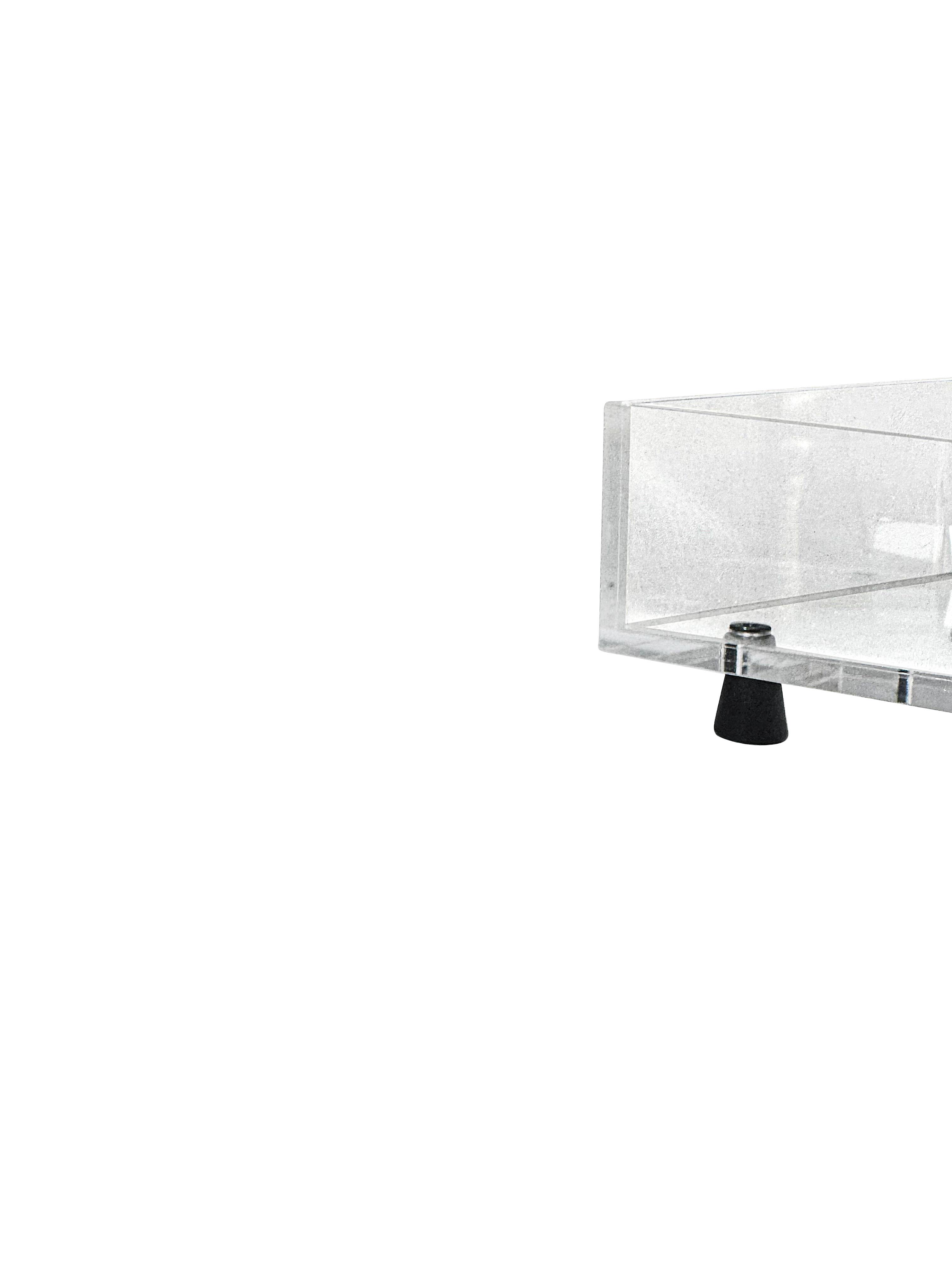 Krifts Products - Wholesale Napkin Holder - Acrylic  Square Napkin Holder on Gold Legs0