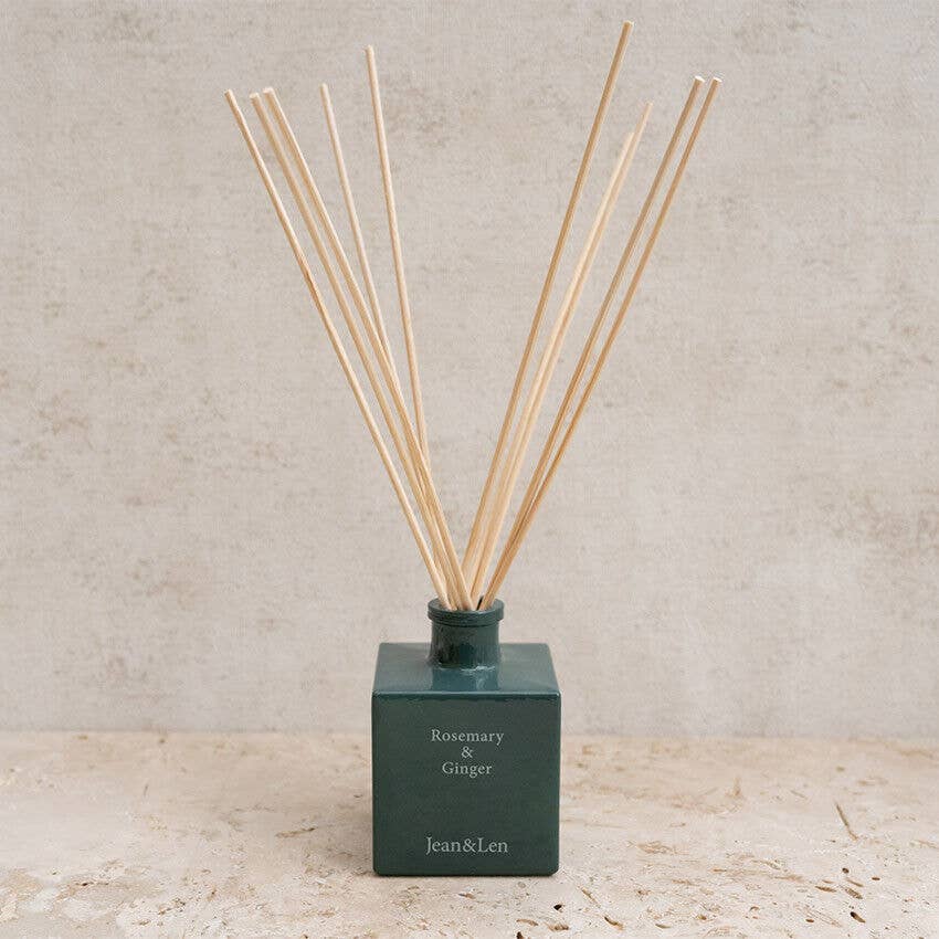 Jean & Len – difusor de fragrâncias por atacado – Fragrância para Ambientes Alecrim e Gengibre com Difusor de Varetas0