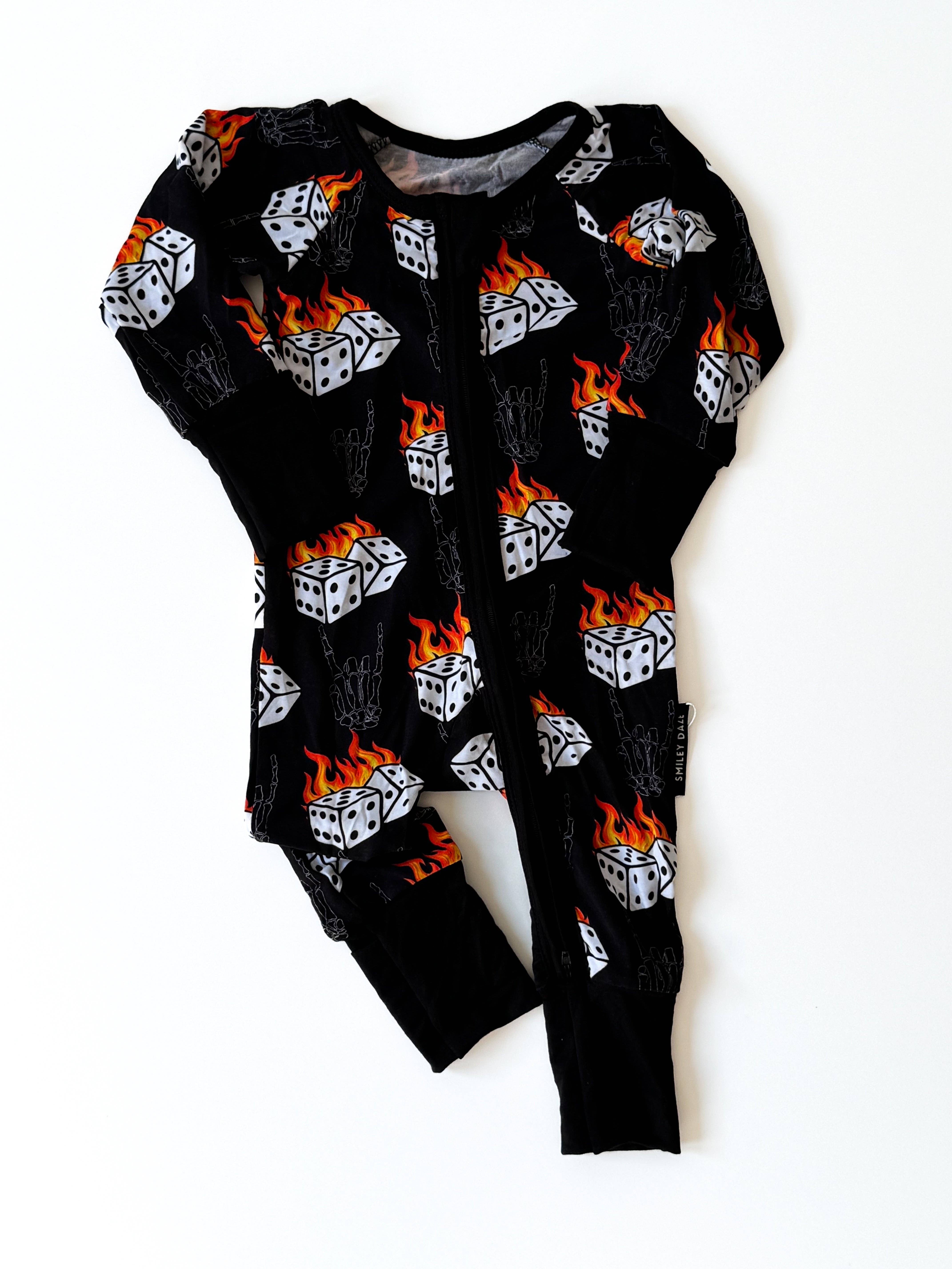 Smiley Daze - Wholesale Sleepsuit - Baby - LUCKY STREAK •  BAMBOO ZIPPIES1