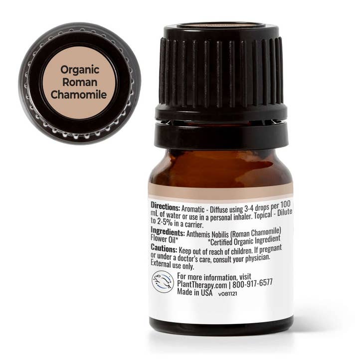 Plant Therapy - Wholesale Essential Oil - Organic Roman Chamomile Essential Oil 2.5 mL