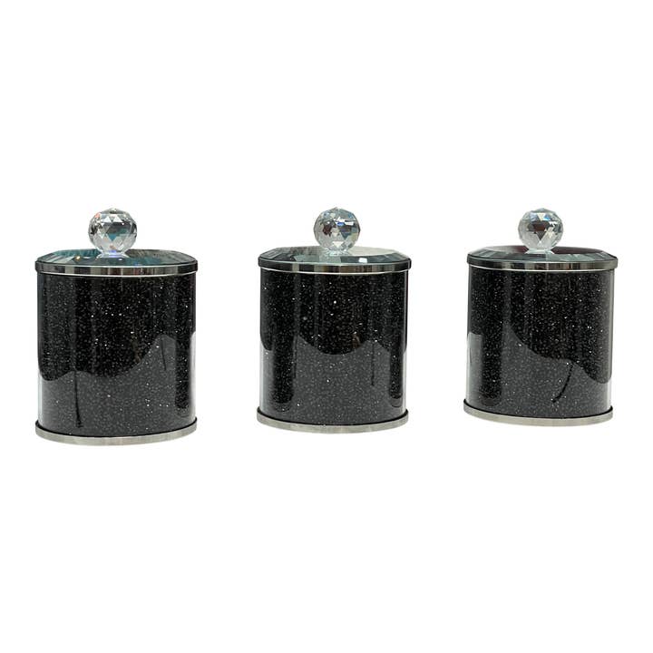 Amazing Rugs - Wholesale Canister Set - Ambrose Exquisite Tea, Sugar, Coffee Canisters with Tray