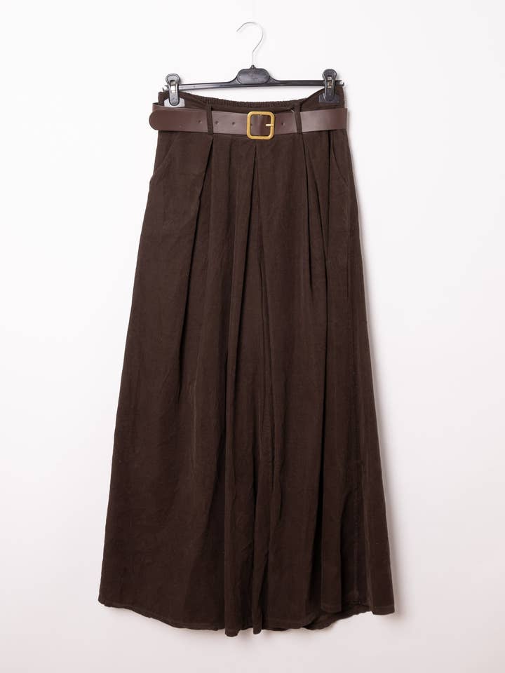 Pépouz' Paris - Wholesale Pants - Women's - Corduroy cotton palazzo pants PPN255115