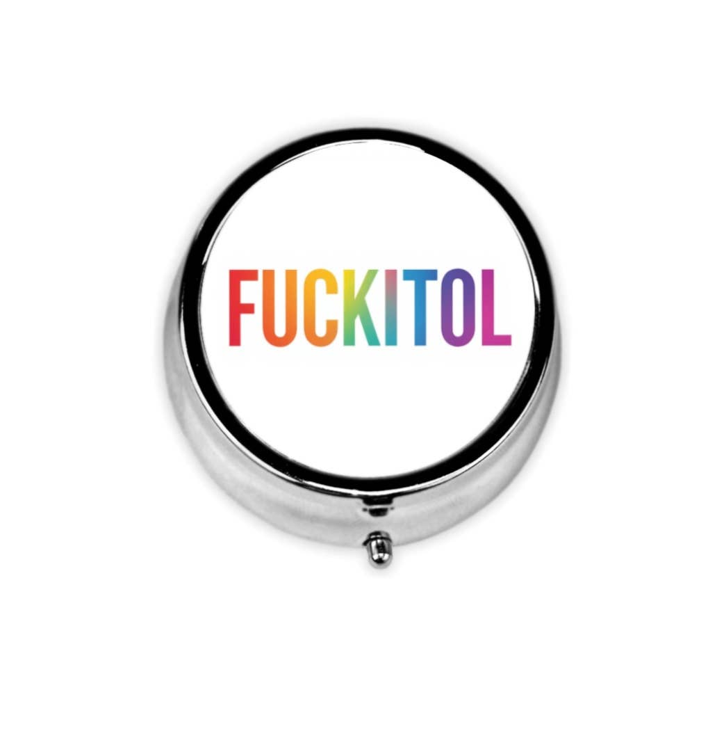 Resinate By KS / by KRISTIN SMITH - Wholesale Pill Organizer - Fuckitol Pill Case Pill Box Holder   0