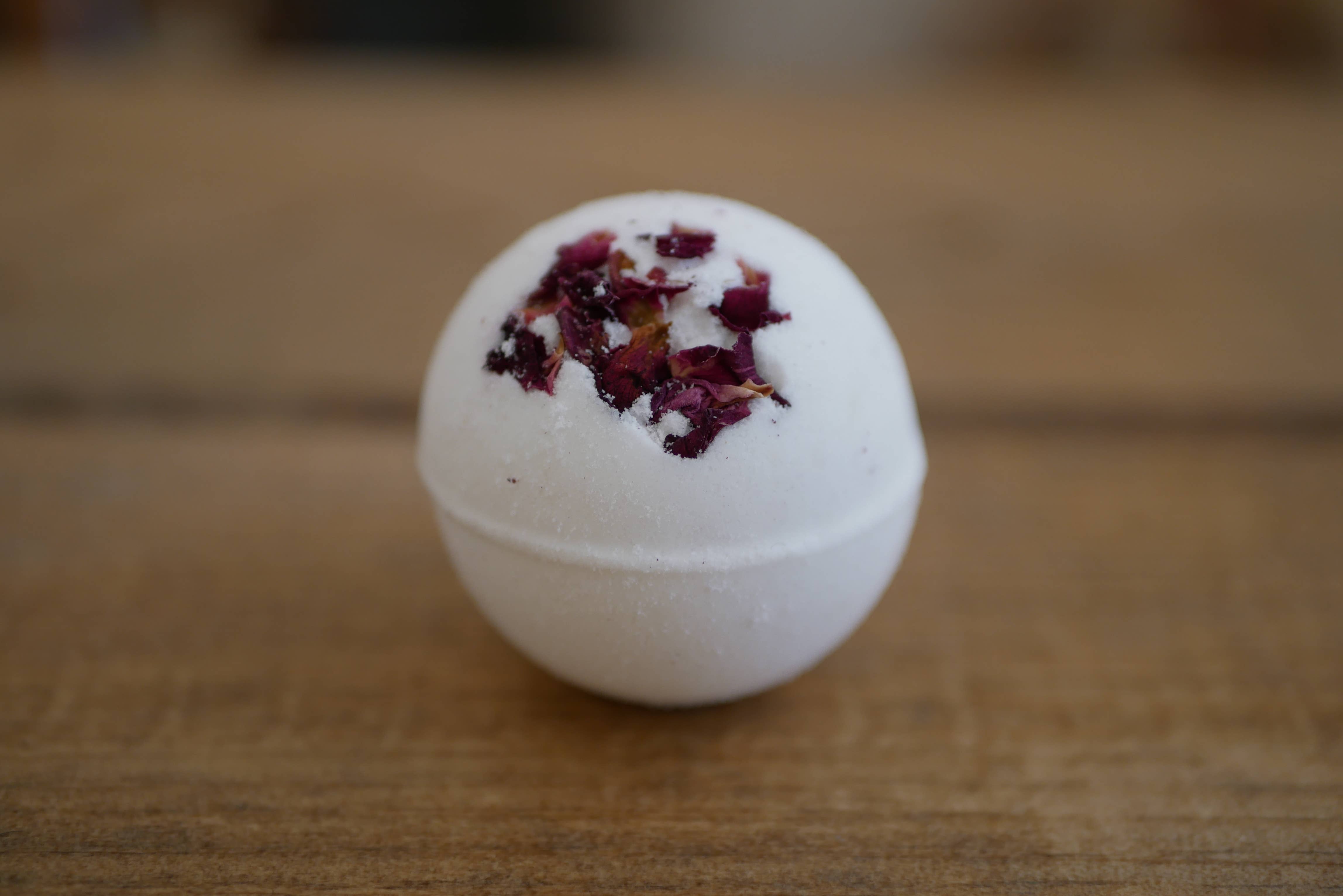 Lovewild Design - Wholesale Bath Bomb/Fizz - Bulk Rose Geranium Bath Bomb Zero Waste