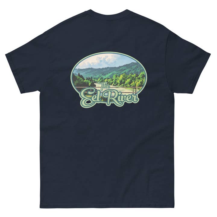 T-shirt classique Eel River Alderpoint pour la vente par Humboldt Lost Coast Hoods
