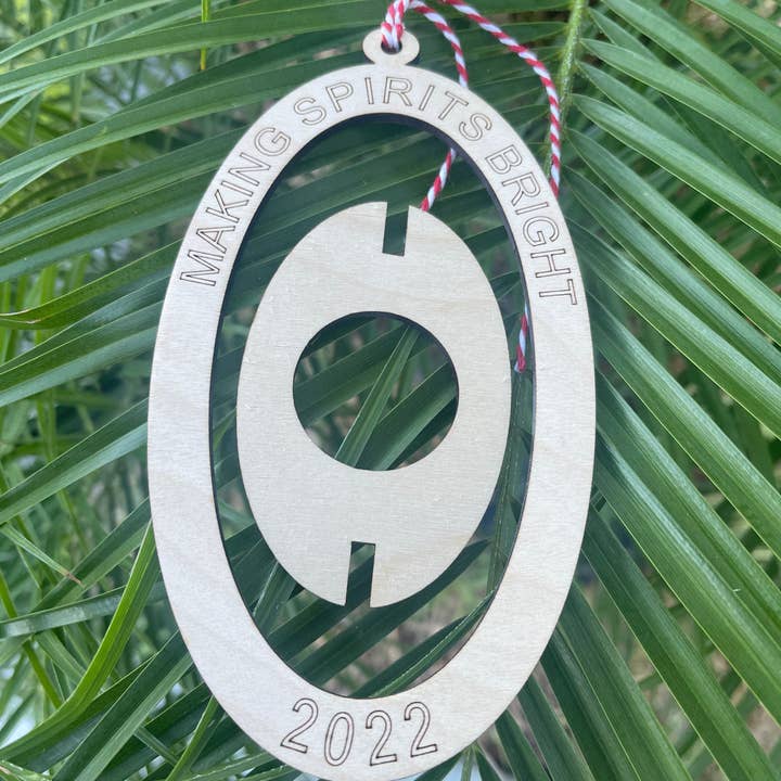 BUBBLEHEAD INK - Wholesale Ornament - Funny Liquor Holding Ornament | White Elephant Gift