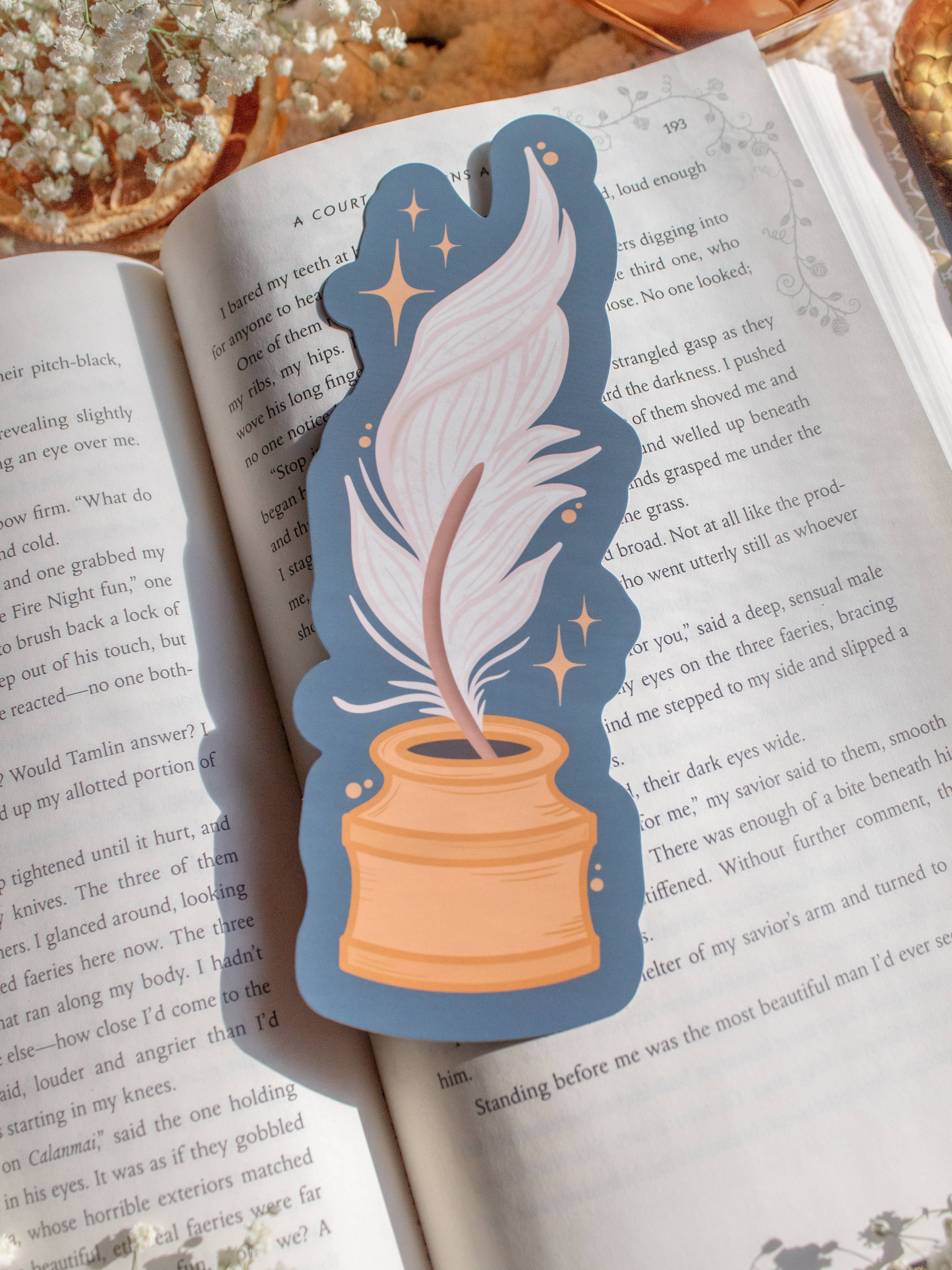 Meaggie Moos - Wholesale Bookmark - Quill and Ink Bookmark 1