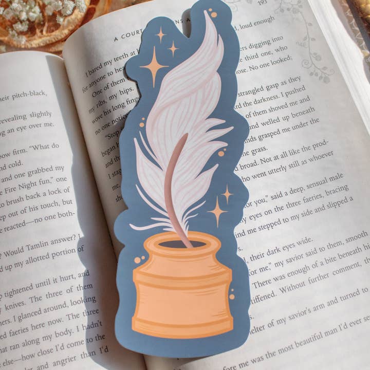 Meaggie Moos - Wholesale Bookmark - Quill and Ink Bookmark 1