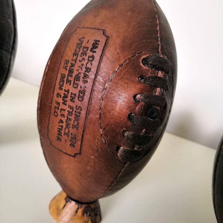 Mini leather rugby ball for wholesale by Ben et Flo